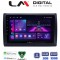 LM Digital - LM ZA4466 GPS Οθόνη OEM Multimedia Αυτοκινήτου για Fiat Stilo 2001 > 2007 (CarPlay/AndroidAuto/BT/GPS/WIFI/GPRS)