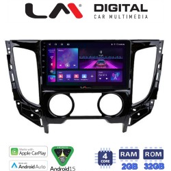 LM Digital - LM ZA4230A GPS Οθόνη OEM Multimedia Αυτοκινήτου για Mitsubishi L200 2014 > Μόνο για αυτοκίνητα με Air Condition (CarPlay/AndroidAuto/BT/GPS/WIFI/GPRS)