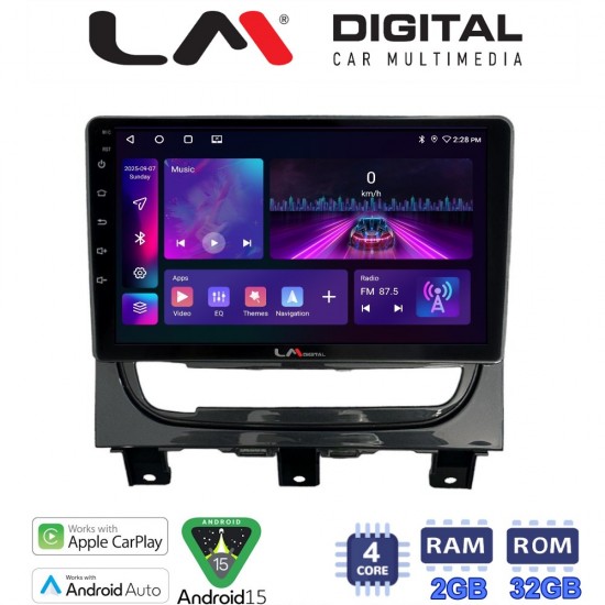 LM Digital - LM ZA4257 GPS Οθόνη OEM Multimedia Αυτοκινήτου για Fiat Strada 2012 > 2020 (CarPlay/AndroidAuto/BT/GPS/WIFI/GPRS)