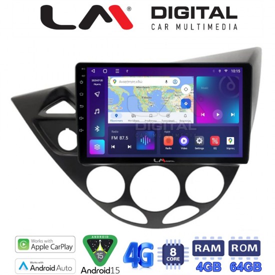 LM Digital - LM ZC8236 GPS Οθόνη OEM Multimedia Αυτοκινήτου για Ford Focus 1998 > 2004 (CarPlay/AndroidAuto/BT/GPS/WIFI/GPRS)