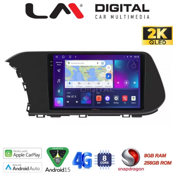 LM Digital - LM ZQ8229 GPS Οθόνη OEM Multimedia Αυτοκινήτου για Hyundai i20 2021 > (CarPlay/AndroidAuto/BT/GPS/WIFI/GPRS)