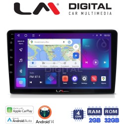 LM Digital - LM ZN4332 GPS Οθόνη OEM Multimedia Αυτοκινήτου για VW Golf4 1998 > 2004 (CarPlay/AndroidAuto/BT/GPS/WIFI/GPRS)