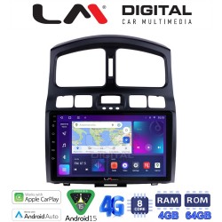 LM Digital - LM ZC8317 GPS Οθόνη OEM Multimedia Αυτοκινήτου για Hyundai Santa Fe 2000 > 2006 (CarPlay/AndroidAuto/BT/GPS/WIFI/GPRS)
