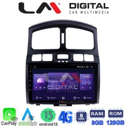 LM Digital - LM ZT8317 GPS Οθόνη OEM Multimedia Αυτοκινήτου για Hyundai Santa Fe 2000 > 2006 (CarPlay/AndroidAuto/BT/GPS/WIFI/GPRS)