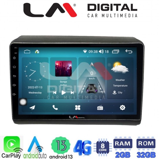 LM Digital - LM ZR8194 GPS Οθόνη OEM Multimedia Αυτοκινήτου για Fiat Ducato - Citroen Jumper - Peugeot Partner 2012> Μόνο αν έχει εργοστασιακό μηχάνημα (CarPlay/AndroidAuto/BT/GPS/WIFI/GPRS)