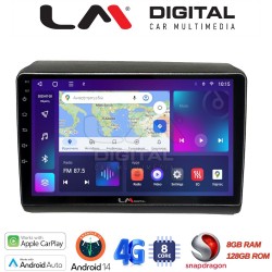 LM Digital - LM ZT8194 GPS Οθόνη OEM Multimedia Αυτοκινήτου για Fiat Ducato - Citroen Jumper - Peugeot Partner 2012> Μόνο αν έχει εργοστασιακό μηχάνημα (CarPlay/AndroidAuto/BT/GPS/WIFI/GPRS)