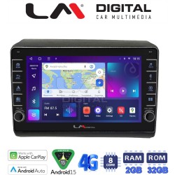 LM Digital - LM ZG8194 GPS Οθόνη OEM Multimedia Αυτοκινήτου για Fiat Ducato - Citroen Jumper - Peugeot Partner 2012> Μόνο αν έχει εργοστασιακό μηχάνημα (CarPlay/AndroidAuto/BT/GPS/WIFI/GPRS)