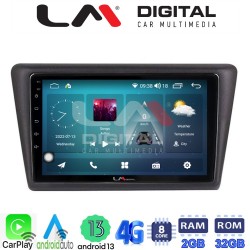 LM Digital - LM ZR8327 GPS Οθόνη OEM Multimedia Αυτοκινήτου για Skoda Rapid Spaceback 2014 > (CarPlay/AndroidAuto/BT/GPS/WIFI/GPRS)