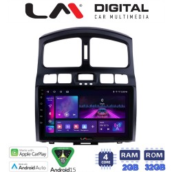 LM Digital - LM ZA4317 GPS Οθόνη OEM Multimedia Αυτοκινήτου για Hyundai Santa Fe 2000 > 2006 (CarPlay/AndroidAuto/BT/GPS/WIFI/GPRS)