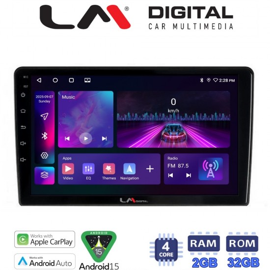LM Digital - LM ZA4121 GPS Οθόνη OEM Multimedia Αυτοκινήτου για Kia Ceed 2007 > 2008 (CarPlay/AndroidAuto/BT/GPS/WIFI/GPRS)