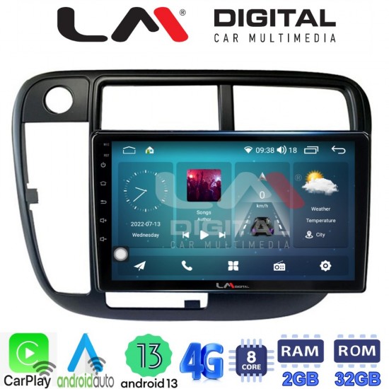 LM Digital - LM ZR8377 GPS Οθόνη OEM Multimedia Αυτοκινήτου για Honda Civic 1999 > 2001 (CarPlay/AndroidAuto/BT/GPS/WIFI/GPRS)