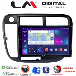 LM Digital - LM ZT8377 GPS Οθόνη OEM Multimedia Αυτοκινήτου για Honda Civic 1999 > 2001 (CarPlay/AndroidAuto/BT/GPS/WIFI/GPRS)