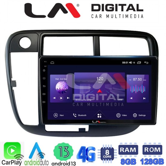 LM Digital - LM ZT8377 GPS Οθόνη OEM Multimedia Αυτοκινήτου για Honda Civic 1999 > 2001 (CarPlay/AndroidAuto/BT/GPS/WIFI/GPRS)