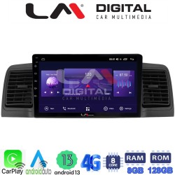 LM Digital - LM ZT8010B GPS Οθόνη OEM Multimedia Αυτοκινήτου για Toyota Corolla 2000-2007 (CarPlay/AndroidAuto/BT/GPS/WIFI/GPRS)