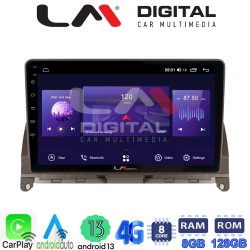 LM Digital - LM ZT8265BR GPS Οθόνη OEM Multimedia Αυτοκινήτου για Mercedes C Class W204 2007 > 2011 (CarPlay/AndroidAuto/BT/GPS/WIFI/GPRS)