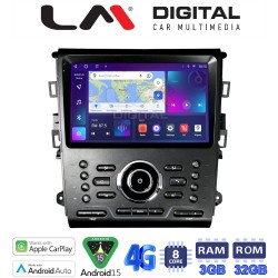 LM Digital - LM ZE8370 GPS Οθόνη OEM Multimedia Αυτοκινήτου για Ford Mondeo 2014> (CarPlay/AndroidAuto/BT/GPS/WIFI/GPRS)