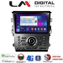 LM Digital - LM ZT8370 GPS Οθόνη OEM Multimedia Αυτοκινήτου για Ford Mondeo 2014> (CarPlay/AndroidAuto/BT/GPS/WIFI/GPRS)