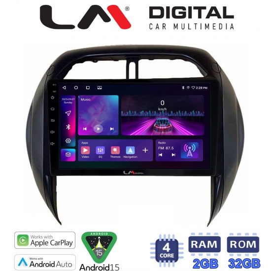 LM Digital - LM ZA4071CL GPS Οθόνη OEM Multimedia Αυτοκινήτου για Toyota Rav4 2000 > 2006 (CarPlay/AndroidAuto/BT/GPS/WIFI/GPRS)