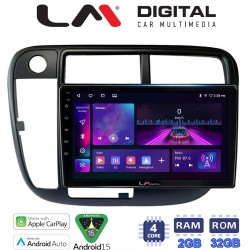 LM Digital - LM ZA4377 GPS Οθόνη OEM Multimedia Αυτοκινήτου για Honda Civic 1999 > 2001 (CarPlay/AndroidAuto/BT/GPS/WIFI/GPRS)