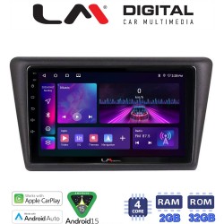 LM Digital - LM ZA4327 GPS Οθόνη OEM Multimedia Αυτοκινήτου για Skoda Rapid Spaceback 2014 > (CarPlay/AndroidAuto/BT/GPS/WIFI/GPRS)