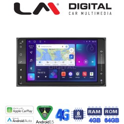 LM Digital - LM Q8071T GPS Οθόνη OEM Multimedia Αυτοκινήτου για TOYOTA RAV 4 1999 > 2009 HILUX 2005 > 2011 YARIS 2015 > (Αναλόγως την εργοστασιακή πηγή) CELICA 1999 > 2009 MR2 - PRIUS 2009 > 2015 URBANCRUISER (διαστάσεις 20x10cm) (CarPlay/A