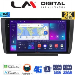 LM Digital - LM ZD8007 GPS Οθόνη OEM Multimedia Αυτοκινήτου για Skoda Octavia 2005 > 2012 (CarPlay/AndroidAuto/BT/GPS/WIFI/GPRS)