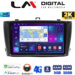 LM Digital - LM ZD8027 GPS Οθόνη OEM Multimedia Αυτοκινήτου για TOYOTA AVENSIS T27 2009 > 2016 (CarPlay/AndroidAuto/BT/GPS/WIFI/GPRS)
