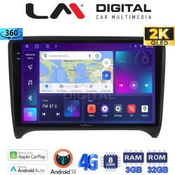 LM Digital - LM ZD8078 GPS Οθόνη OEM Multimedia Αυτοκινήτου για AUDI TT 2007 > 2014 (CarPlay/AndroidAuto/BT/GPS/WIFI/GPRS)