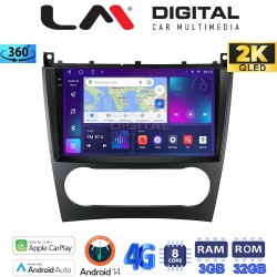 LM Digital - LM ZD8093 GPS Οθόνη OEM Multimedia Αυτοκινήτου για MERCEDES C class (W203) – CLC 2004>2008 (CarPlay/AndroidAuto/BT/GPS/WIFI/GPRS)