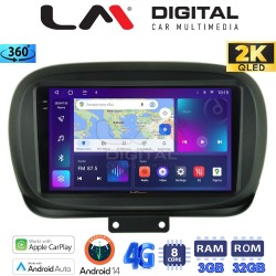 LM Digital - LM ZD8199 GPS Οθόνη OEM Multimedia Αυτοκινήτου για FIAT 500X 2014> (CarPlay/AndroidAuto/BT/GPS/WIFI/GPRS)