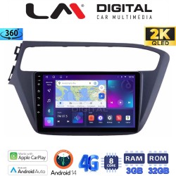 LM Digital - LM ZD8226 GPS Οθόνη OEM Multimedia Αυτοκινήτου για Hyundai i20 2019> (CarPlay/AndroidAuto/BT/GPS/WIFI/GPRS)