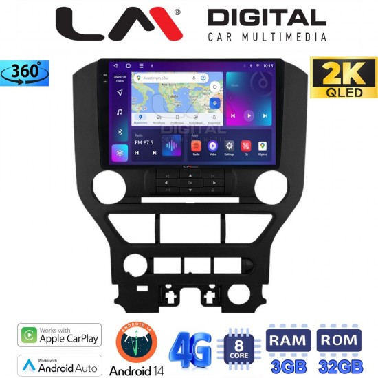 LM Digital - LM ZD8240 GPS Οθόνη OEM Multimedia Αυτοκινήτου για FORD MASTUNG > 2015 (CarPlay/AndroidAuto/BT/GPS/WIFI/GPRS)