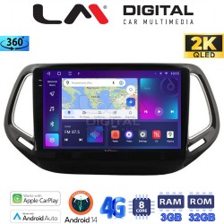 LM Digital - LM ZD8253 GPS Οθόνη OEM Multimedia Αυτοκινήτου για JEEP COMPASS 2017> (CarPlay/AndroidAuto/BT/GPS/WIFI/GPRS)