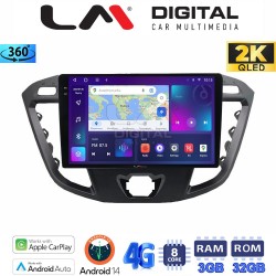LM Digital - LM ZD8366 GPS Οθόνη OEM Multimedia Αυτοκινήτου για TRANSIT CUSTOM - TOURNEO CUSTOM 2013> (CarPlay/AndroidAuto/BT/GPS/WIFI/GPRS)