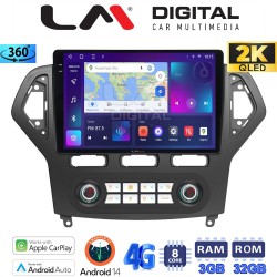LM Digital - LM ZD8367C GPS Οθόνη OEM Multimedia Αυτοκινήτου για FORD MONDEO 2007 > 2010 (CarPlay/AndroidAuto/BT/GPS/WIFI/GPRS)