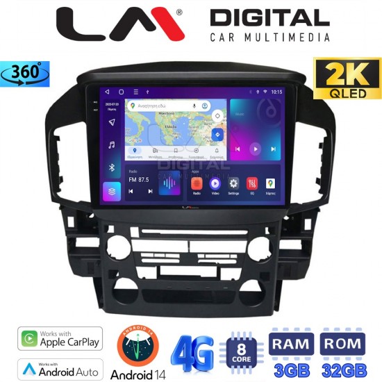 LM Digital - LM ZD8711 GPS Οθόνη OEM Multimedia Αυτοκινήτου για Lexus RX300 2000 > 2004 (CarPlay/AndroidAuto/BT/GPS/WIFI/GPRS)