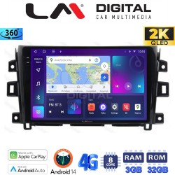 LM Digital - LM ZD8716 GPS Οθόνη OEM Multimedia Αυτοκινήτου για Nissan Navara D23 2016> (CarPlay/AndroidAuto/BT/GPS/WIFI/GPRS)