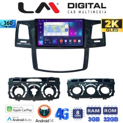 LM Digital - LM ZD8821 GPS Οθόνη OEM Multimedia Αυτοκινήτου για TOYOTA HILUX 2005>2016 (CarPlay/AndroidAuto/BT/GPS/WIFI/GPRS)