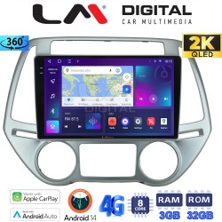 LM Digital - LM ZD8840 GPS Οθόνη OEM Multimedia Αυτοκινήτου για HYUNDAI i20 2008>2013 (CarPlay/AndroidAuto/BT/GPS/WIFI/GPRS)