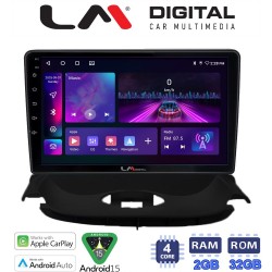 LM Digital - LM ZA4206UP GPS Οθόνη OEM Multimedia Αυτοκινήτου για Peugeot 206 2002 > 2006 (CarPlay/AndroidAuto/BT/GPS/WIFI/GPRS)