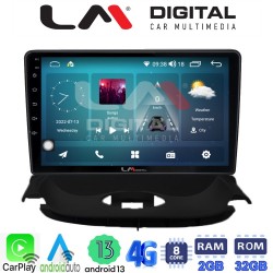 LM Digital - LM ZR8206UP GPS Οθόνη OEM Multimedia Αυτοκινήτου για Peugeot 206 2002 > 2006 (CarPlay/AndroidAuto/BT/GPS/WIFI/GPRS)