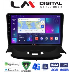 LM Digital - LM ZC8206UP GPS Οθόνη OEM Multimedia Αυτοκινήτου για Peugeot 206 2002 > 2006 (CarPlay/AndroidAuto/BT/GPS/WIFI/GPRS)