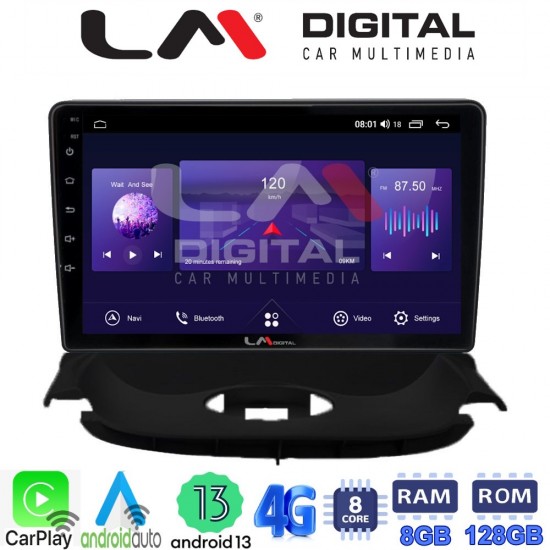 LM Digital - LM ZT8206UP GPS Οθόνη OEM Multimedia Αυτοκινήτου για Peugeot 206 2002 > 2006 (CarPlay/AndroidAuto/BT/GPS/WIFI/GPRS)
