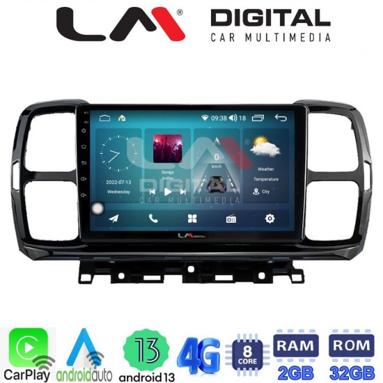 LM Digital - LM ZR8996 GPS Οθόνη OEM Multimedia Αυτοκινήτου για Citroen C5 AirCross 2017 > 2021 (CarPlay/AndroidAuto/BT/GPS/WIFI/GPRS)