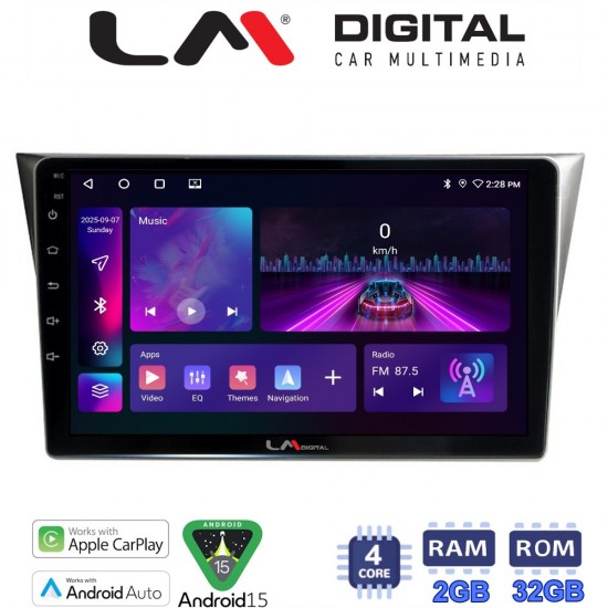 LM Digital - LM ZA4271 GPS Οθόνη OEM Multimedia Αυτοκινήτου για Subaru Impreza 2000 > 2007 (CarPlay/AndroidAuto/BT/GPS/WIFI/GPRS)