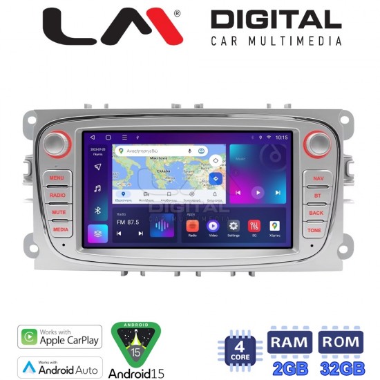LM Digital - LM V4003 GPS Οθόνη OEM Multimedia Αυτοκινήτου για Ford Focus 2007 > 2013 Galaxy 2007 > 2013 Mondeo 2007 > 2013 S-Max 2007 > 2013 (CarPlay/AndroidAuto/BT/GPS/WIFI/GPRS)