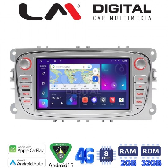 LM Digital - LM E8003 GPS Οθόνη OEM Multimedia Αυτοκινήτου για Ford Focus 2007 > 2013 Galaxy 2007 > 2013 Mondeo 2007 > 2013 S-Max 2007 > 2013 (CarPlay/AndroidAuto/BT/GPS/WIFI/GPRS)