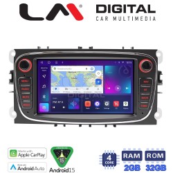 LM Digital - LM V4003B GPS Οθόνη OEM Multimedia Αυτοκινήτου για Ford Focus 2007 > 2013 Galaxy 2007 > 2013 Mondeo 2007 > 2013 S-Max 2007 > 2013 (CarPlay/AndroidAuto/BT/GPS/WIFI/GPRS)