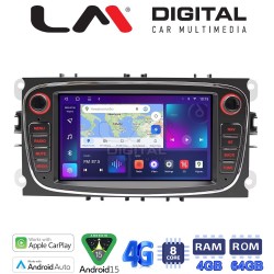 LM Digital - LM Q8003B GPS Οθόνη OEM Multimedia Αυτοκινήτου για Ford Focus 2007 > 2013 Galaxy 2007 > 2013 Mondeo 2007 > 2013 S-Max 2007 > 2013 (CarPlay/AndroidAuto/BT/GPS/WIFI/GPRS)
