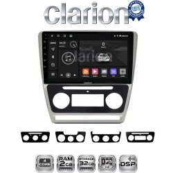 CLARION GL31005 Οθόνη OEM Multimedia Αυτοκινήτου για Skoda Octavia 2005 > 2012 (CarPlay/AndroidAuto/BT/GPS/WIFI/GPRS)